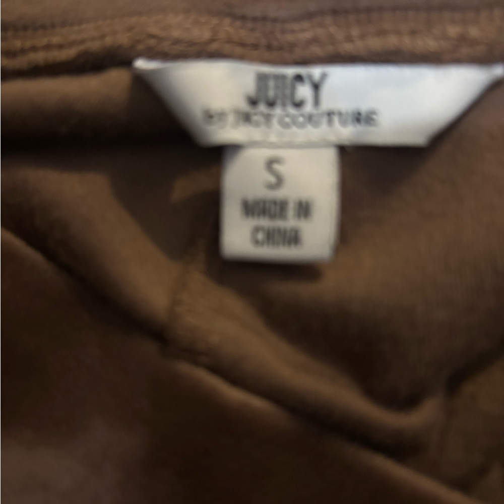 Juicy Couture Chocolate Velour Hoodie Set - Picture 3 of 7